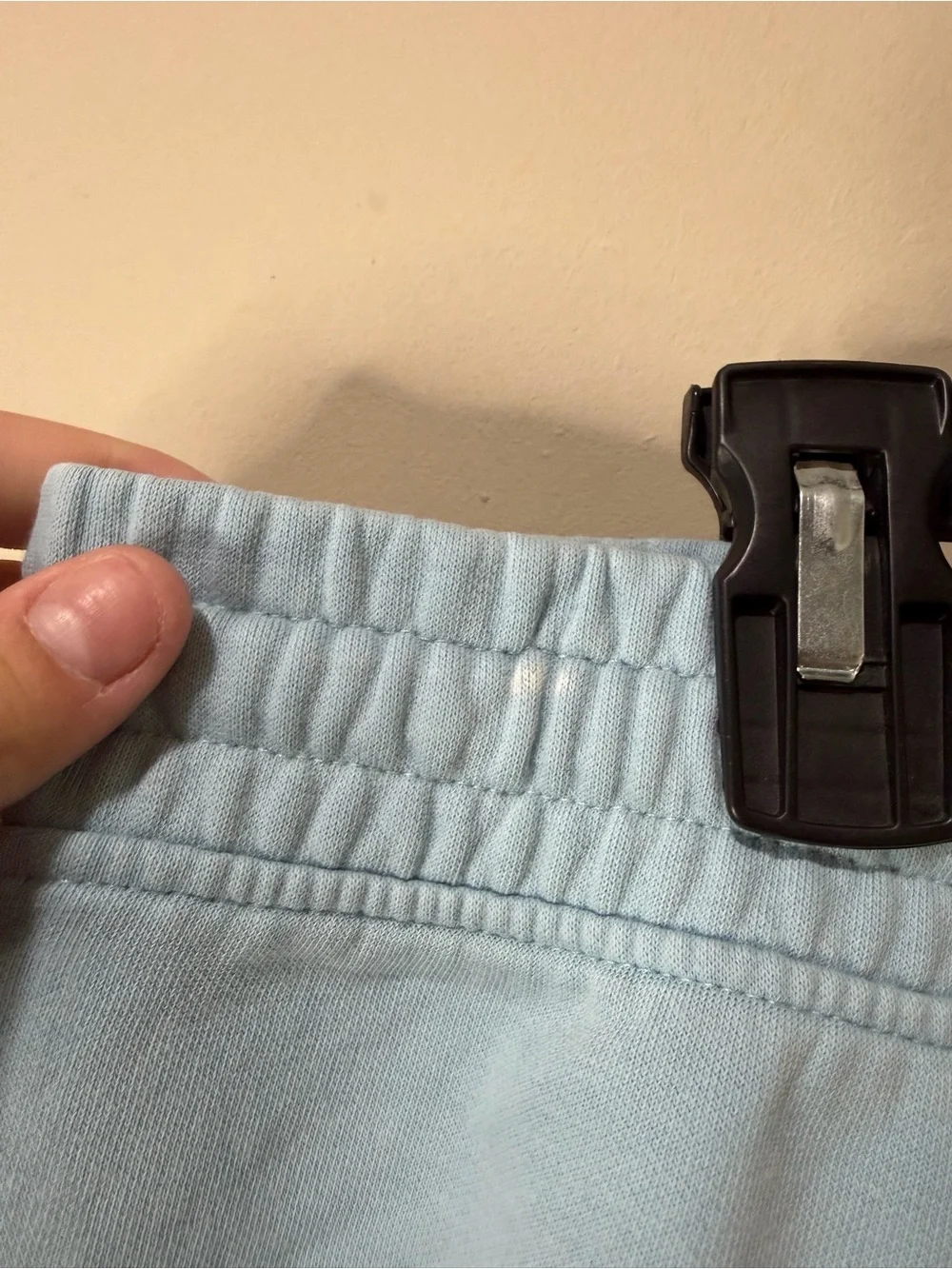 Gymshark Light Blue Men's Training Shorts with Drawstring